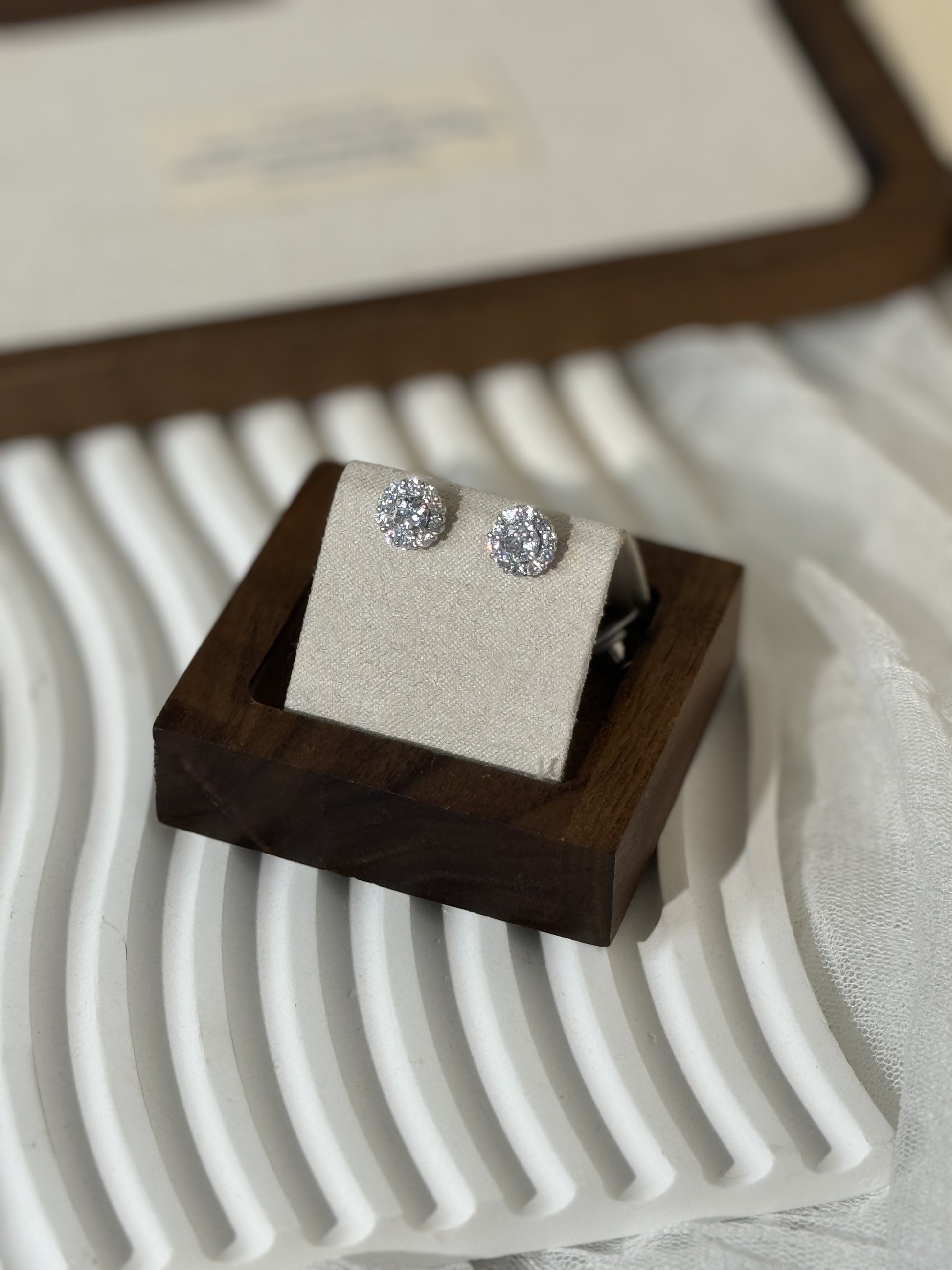 Shiny Diamond Earrings