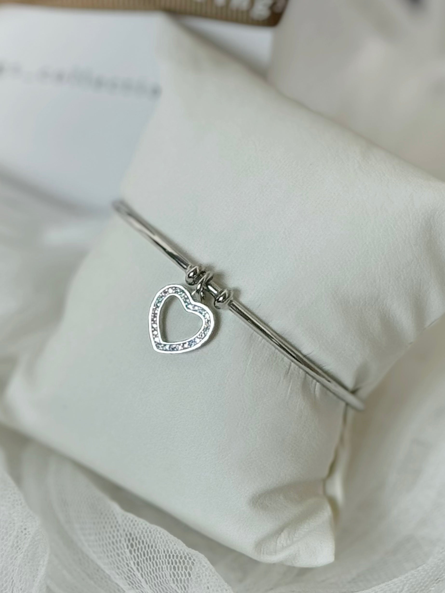 Big Love Bangle in Silver