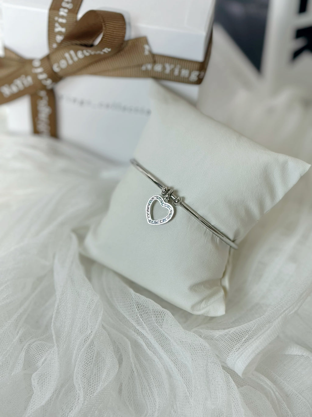 Big Love Bangle in Silver